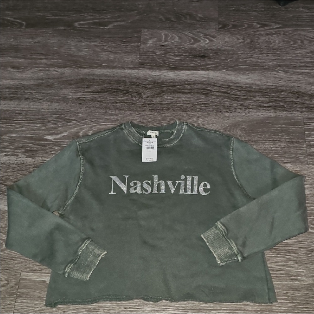 Modish Rebel Girls Youth Nwts Sz Large Nashville Crewneck Sweatshirt